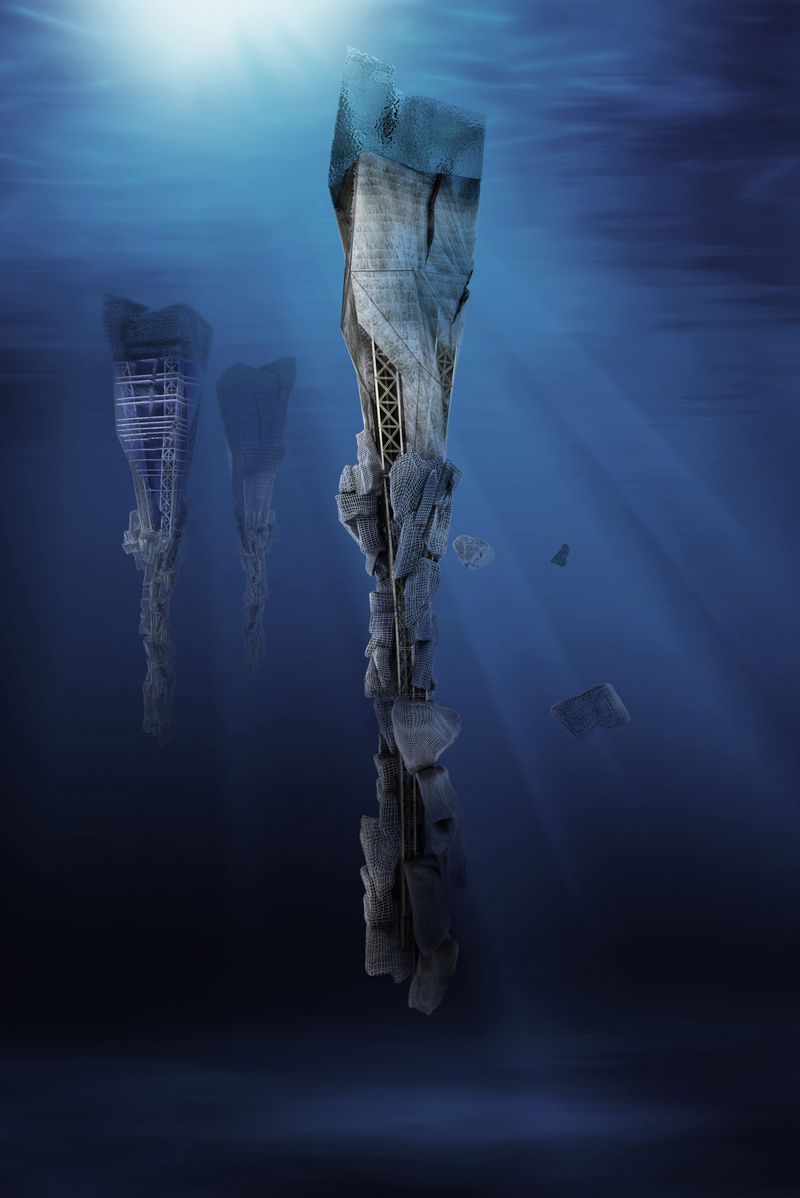 Illustration for article titled Gorgeous Concept Designs for Underwater Cities